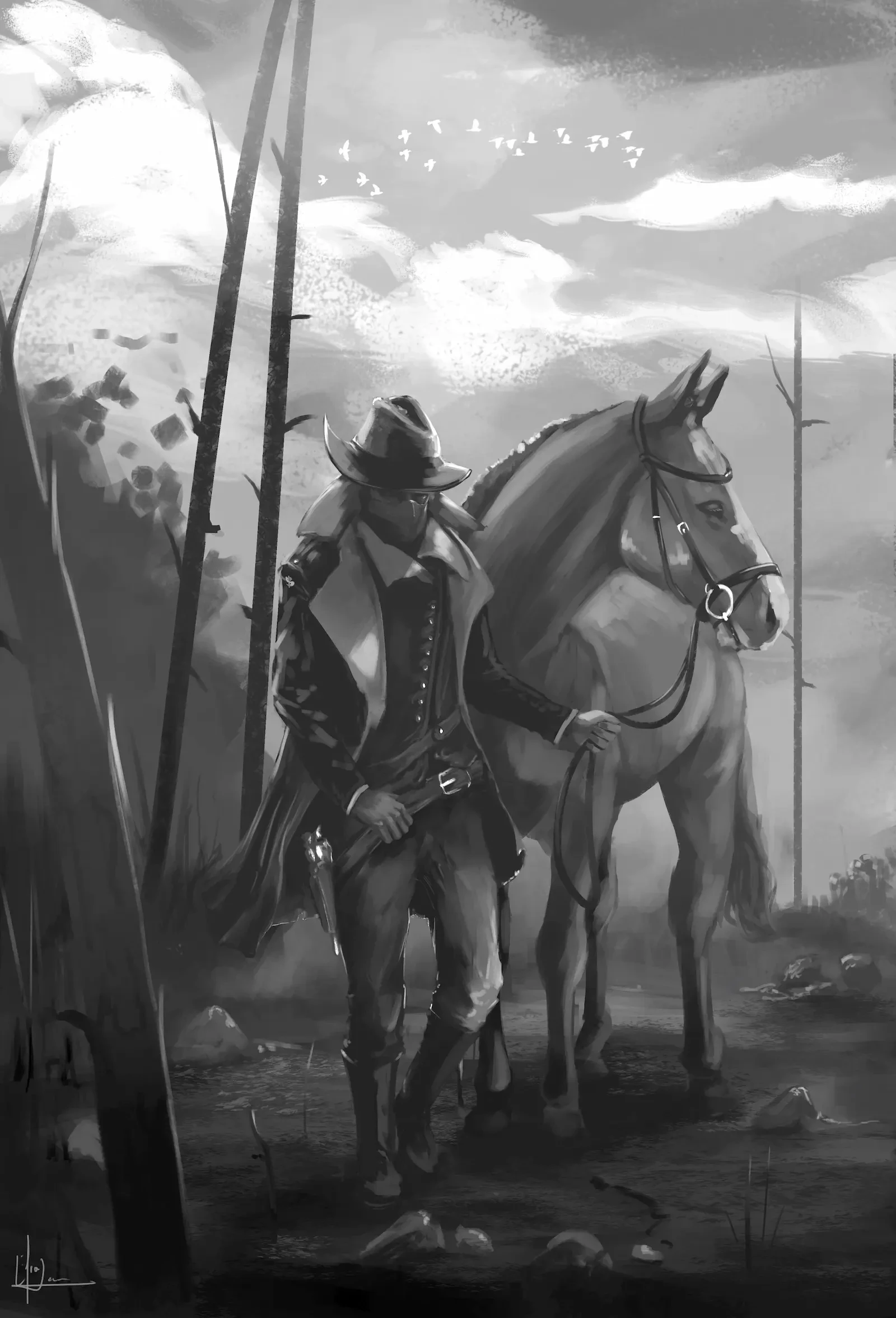 Vaquero del viejo oeste